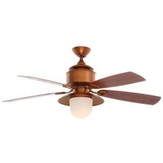 Hampton Bay Copperhead 52 in. Weathered Copper Outdoor Ceiling Fan with Wall Control AG909OD WC