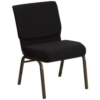 Black Fabric Church Chair   17365429 The