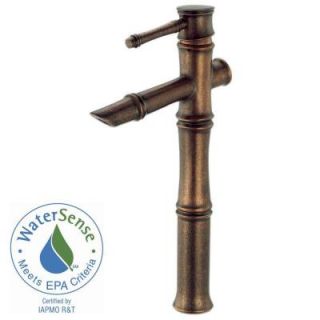Danze South Sea Single Hole Single Handle Mid Arc Filler Bathroom Vessel Faucet in Distressed Bronze D225045RBD