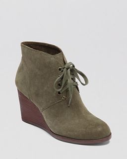 Lucky Brand Wedge Booties   Lace Up