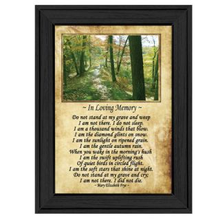 In Loving Memory (Forest) Framed Painting Print