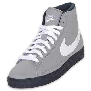 Nike Kids Blazer Mid Casual Shoes   318705 014  Grey