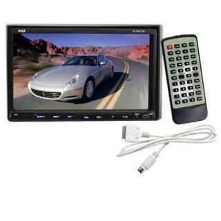 PLDNV78I Pyle Pyle PLDNV78I 7" Double DIN In  Dash Touch Screen TFT/LCD Monitor with DVD/CD//MP4/USB/SD/AMFM/RDS/Bluetooth