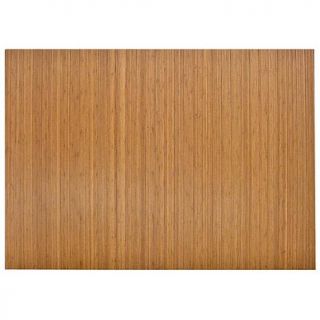 Roll Up Natural Bamboo Chair Mat with No Lip   72" x 48"   7548567