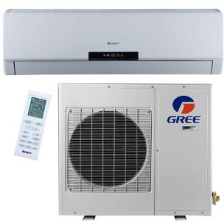 GREE Premium Efficiency 9,000 BTU 3/4 Ton Ductless Mini Split Air Conditioner with Heat, Inverter and Remote   115V/60Hz NEO09HP115V1A