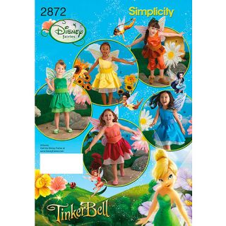 Simplicity Pattern Child's Disney Tinker Bell/Disney Fairies Costumes, (3, 4, 5, 6, 7, 8)