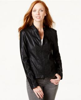 Calvin Klein Jeans Faux Leather Moto Jacket