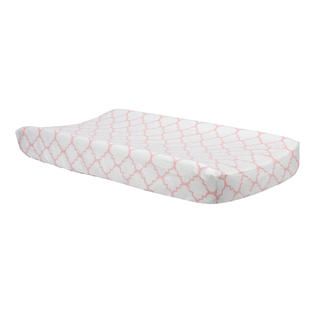 Trend Lab Pink Sky Quatrefoil Changing Pad Cover   Baby   Baby