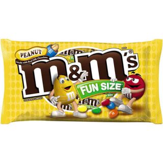 M&M'S Peanut Chocolate Fun Size Candy Bag, 11.23 oz