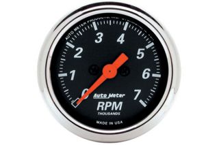AutoMeter 1477   Range 0   7,000 RPM Chrome Bezel 2 1/16"   In Dash Mount Tachometer   Gauges