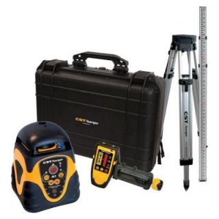 CST/Berger Self Leveling Rotary Laser Level Horizontal Package with Detector, Tripod and Rod 57 ALHPKG