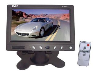 Pyle   5.8'' Wide Screen TFT LCD Video Monitor w/Headrest Shroud and Universal Stand (Refurbished) 