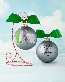 Coton Colors First Christmas As Mr & Mrs Christmas Ornament