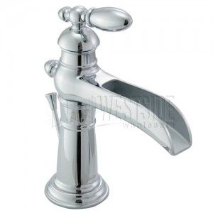 Delta 554 Bathroom Faucet, Victorian Single Handle w/Channel Spout  Chrome