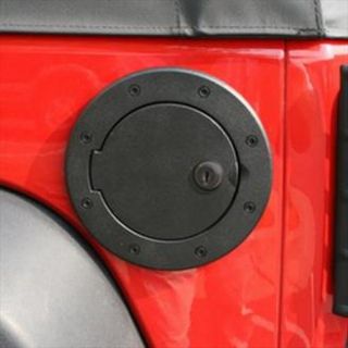 Rugged Ridge   Locking Fuel Hatch Cover   Fits 2007 to 2014 JK Wrangler, Rubicon and Unlimited