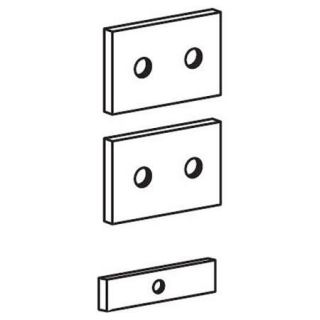 Ergotron Track Mount Bracket Kit for CPU Holders, Zinc 60 156