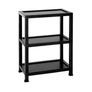 Way Basics zTube Victoria 2 Shelf Eco Bookcase Storage Shelf in Black Wood Grain WB LDN2 BK
