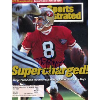 Steve Young San Francisco 49ers  Authentic Autographed February 23, 1995 Sports Illustrated