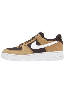 Nike Sportswear AIR FORCE 1   Trainers   golden tan/white/velvet brown