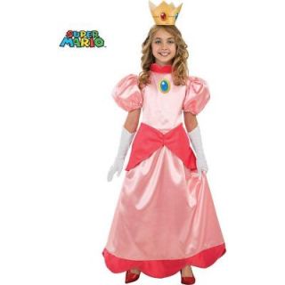 Disguise Girls Deluxe Super Mario Princess Peach Costume R883658_M