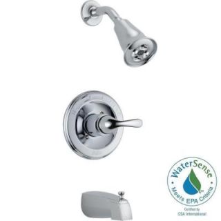 Delta Classic 1 Handle H2Okinetic Tub and Shower Faucet Trim Kit in Chrome (Valve Not Included) T13420 H2O