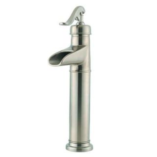 Pfister Ashfield Single Hole Single Handle Vessel Bathroom Faucet in Brushed Nickel GT40YP0K
