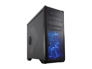 Rosewill BLACKHAWK Gaming ATX Mid Tower Computer Case, come with Five Fans, window side panel, top HDD dock   Retail 