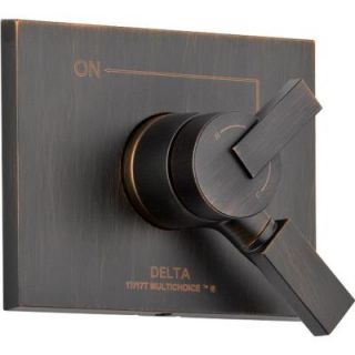 Delta Vero Monitor 17 Series 1 Handle Volume and Temperature Control Valve Trim Kit in Venetian Bronze (Valve Not Included) T17053 RB
