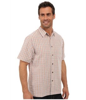 Royal Robbins Desert Pucker Plaid Short Sleeve Shirt Acorn