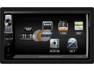 POWER ACOUSTIK PDR 654 DOUBLE DIN DIGITAL MEDIA RECEIVER 6.5ö LCD TOUCH SCREEN