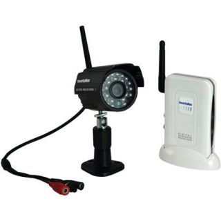 Securityman DigioutAir Digital Wireless Outdoor/Indoor Color Camera Kit with Audio and Night Vision (Black)
