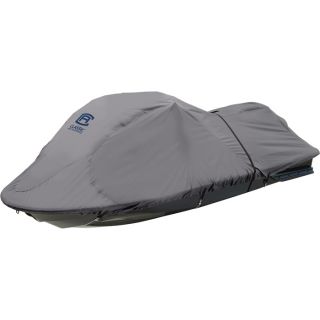 Classic Accessories WaveGear Lunex RS-1 Personal Watercraft Cover — Large, Gray, Fits Personal Watercraft Up To 140in.L, Model# 20-216-041001-00  Boat Covers