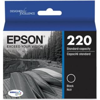 Epson T220120 (220) DURABrite Ultra Black Ink Cartridge