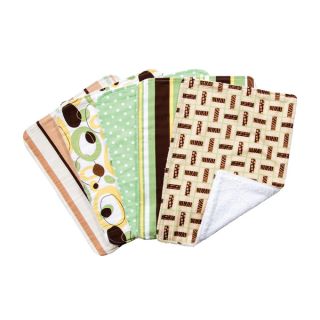 Trend Lab Giggles 5 pack Burp Cloth Bundle Box Set   17246164
