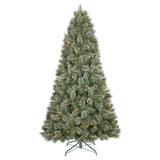 ft. Pre Lit Virginia Pine Artificial Christmas Tree  Clear Lights
