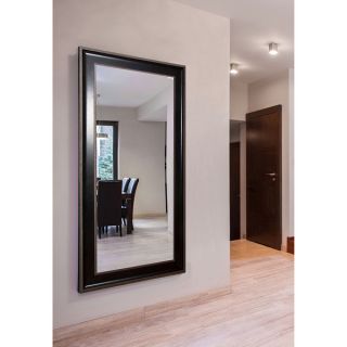 American Made Rayne Extra Large Black with Silver Caged Trim Mirror