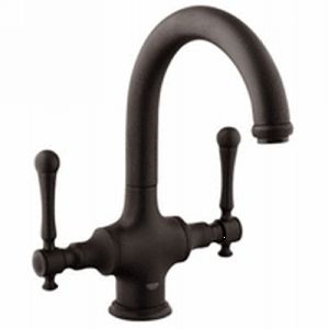 Grohe 31055ZB0 Bridgeford Oil Rubbed Bronze  Two Handle Bar / Prep Faucets