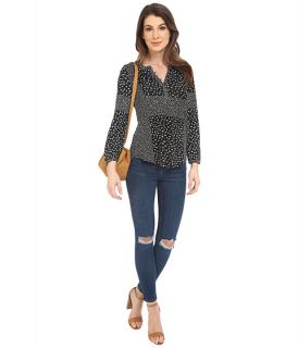 Lucky Brand Placed Ditsy Print Top