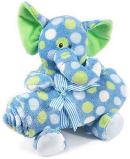 First Impressions Baby Set, Baby Boys Plush Toy and Blanket