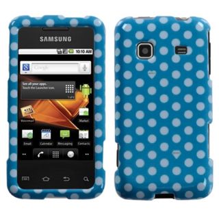 INSTEN Blue/ White Dots Phone Case Cover for Samsung M820 Galaxy