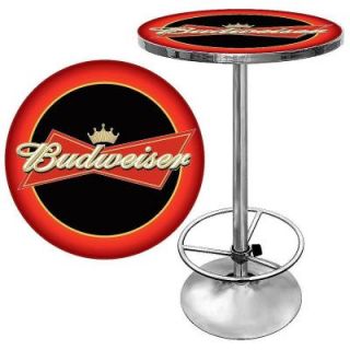 Trademark Budweiser Bowtie Red / Black Pub Table AB2000 BUD