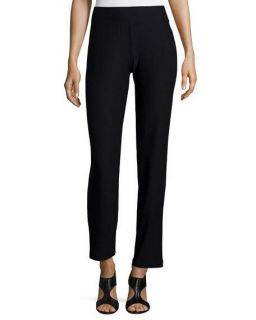 Eileen Fisher Washable Crepe Straight Leg Pants