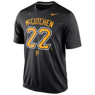 Nike Andrew McCutchen Pittsburgh Pirates Black Legend Name & Number Performance T Shirt