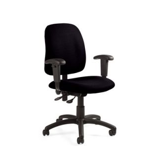 Global Total Office Goal Low Back Chair with Arms