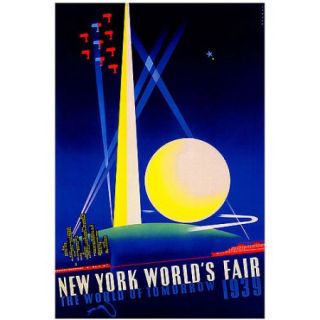 Trademark Fine Art "New York Worlds Fair 1939" Canvas Art by Joseph Binder