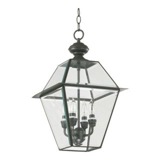 Quorum Duvall 4 Light Outdoor Hanging Lantern/Pendant