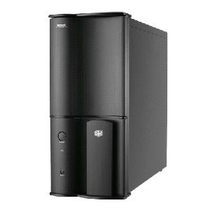 CoolerMaster Wave Master Black ATX Mid Tower Aluminum Case with Front USB, Firewire and Audio Ports