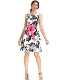 Jessica Howard Sleeveless Floral Print Dress