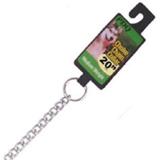 PDQ 22in Dog Choke Chain Dog Collar (12522)    Chains, Collars & Leashes