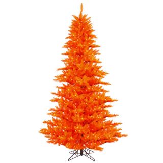 Vickerman Co. 9 Orange Fir Artificial Christmas Tree with 1000 LED